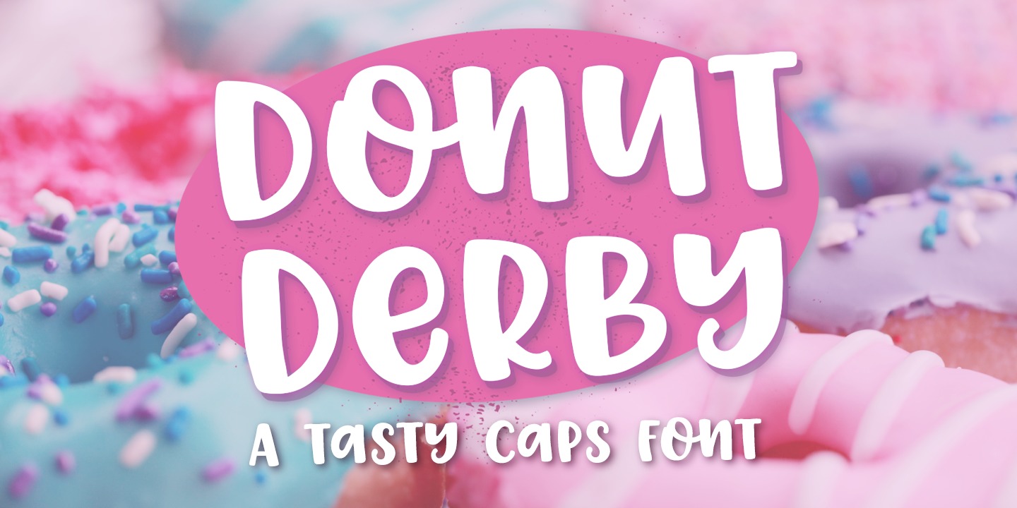 Example font Donut Derby #1